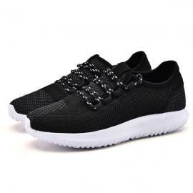 Lace Up Mesh Causal Outdoor Sport Running Breathable Flat Shoes