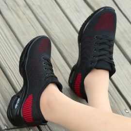 Women Cushioned Breathable Casual Shoes Wear-resisting Sneakers