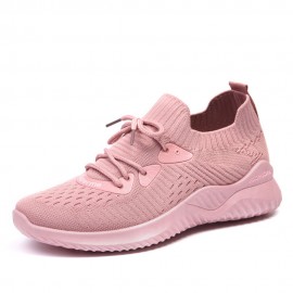 Women Mesh Running Slip On Sock Casual Sport Shoes